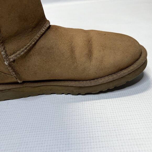 UGG Classic Tall Boot Chestnut Suede Sheepskin Shearling (SN 5815) Size 7 - Picture 10 of 16
